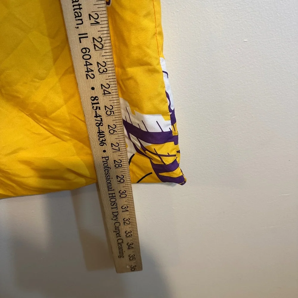 NBA Los Angeles Lakers Pillowcase Unisex Standard Yellow Basketball Sports Decor